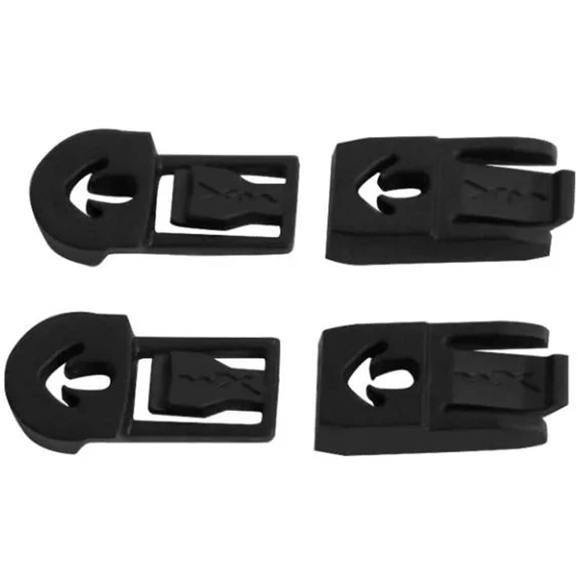 Wiley X RAS ARC Rail Goggle Mounting Clips - Black