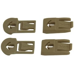 Wiley X RAS ARC Rail Goggle Mounting Clips - Tan