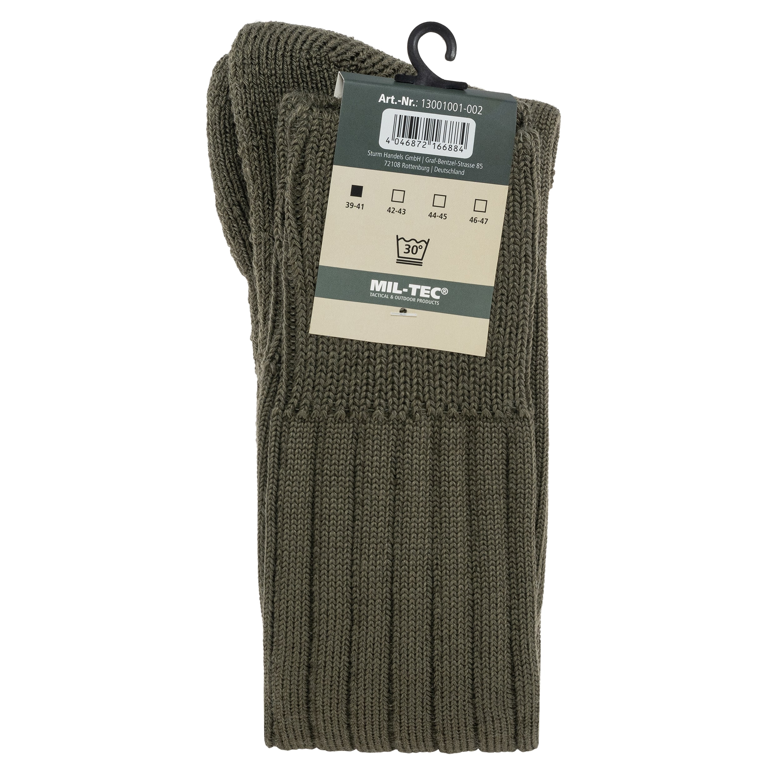 Mil-Tec German Long Cold Weather socks - Olive