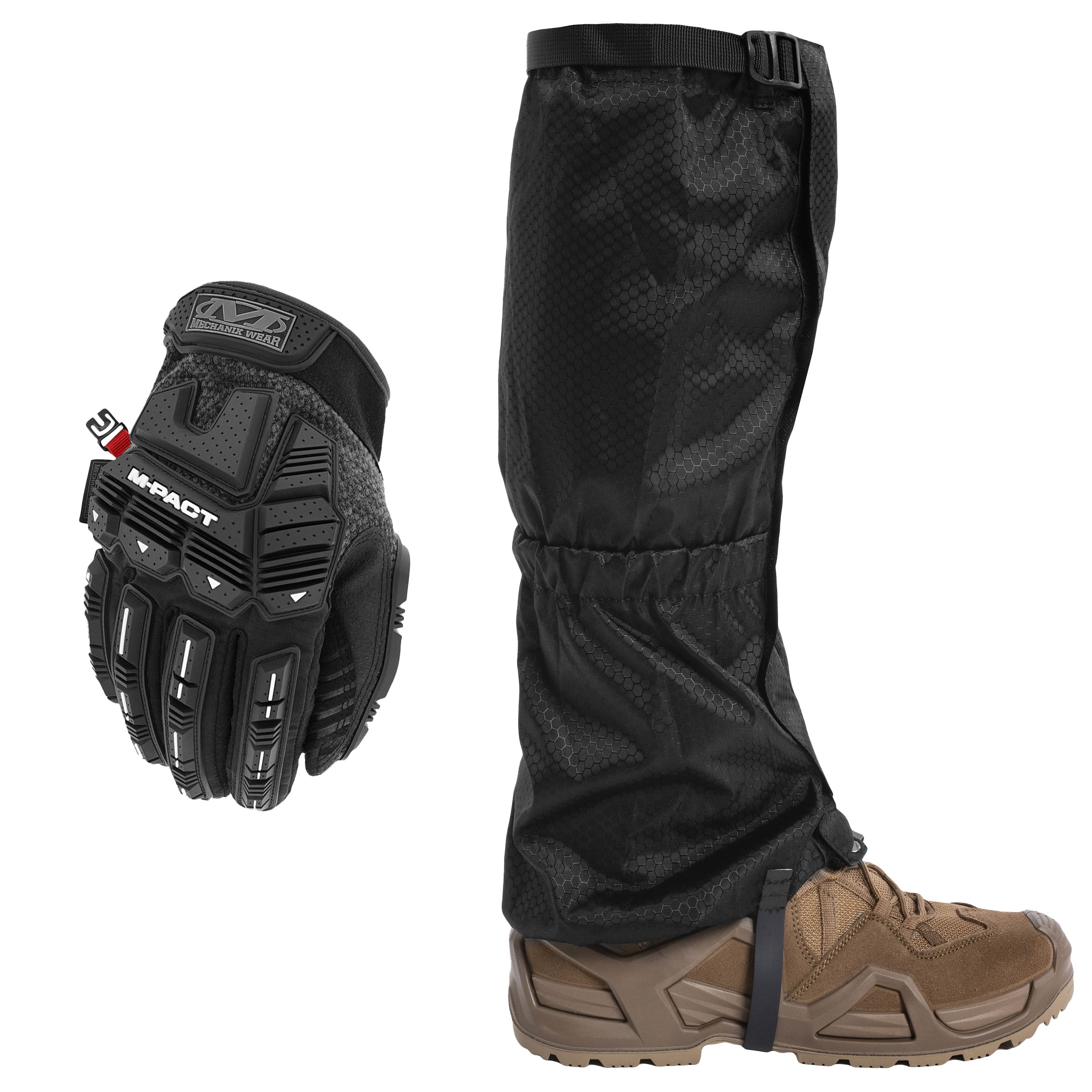 Mechanix Wear ColdWork M-Pact Gloves + gaiters - set