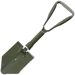 MFH BW folding shovel with cover - Olive