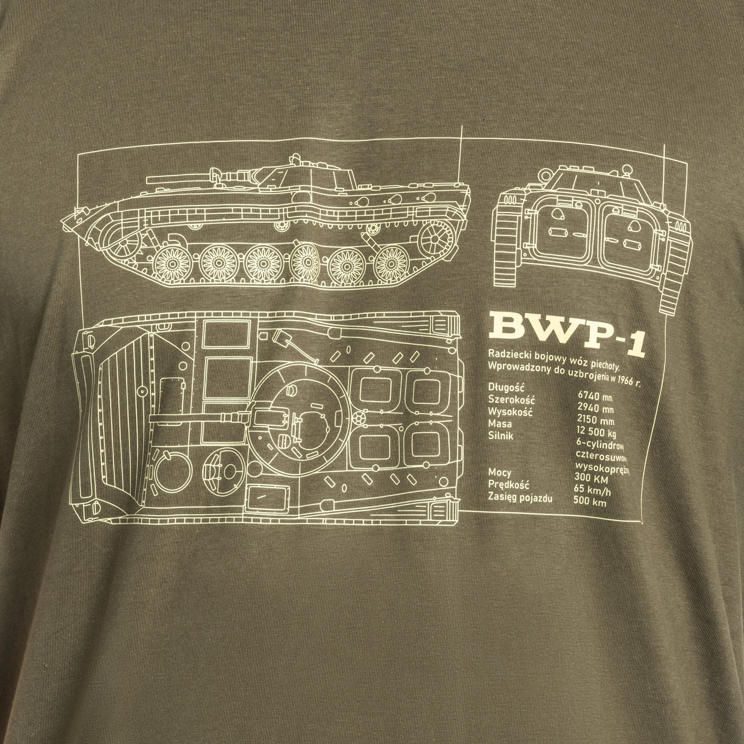 BWP-1 T-shirt - Olive