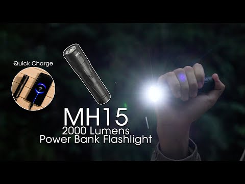 Nitecore MH15 flashlight - 2000 lumens