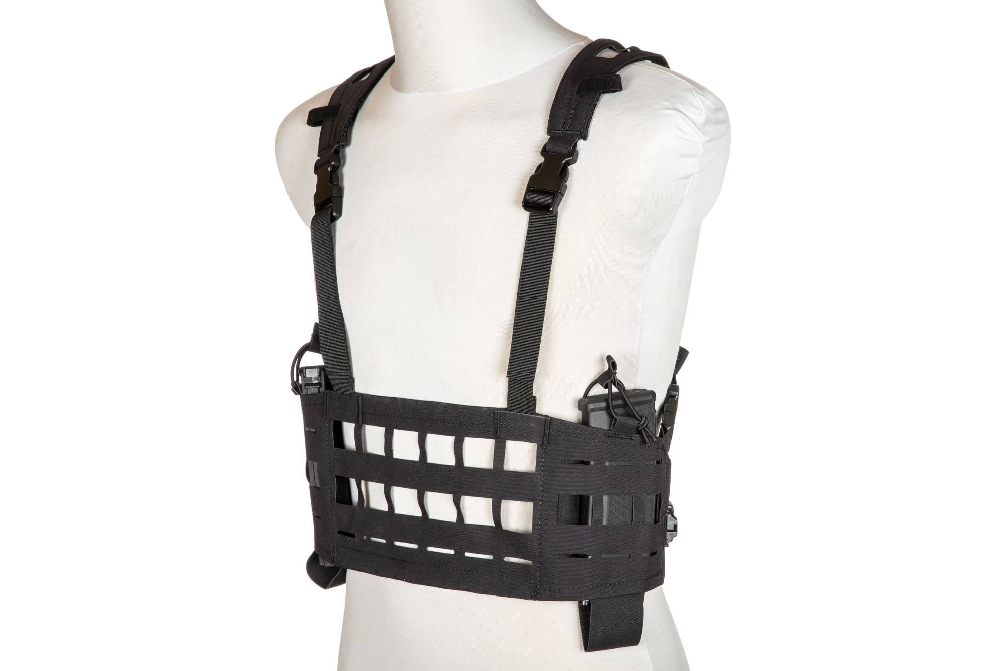 Primal Gear Laser Chest Rig Thyla Tactical Vest - Black