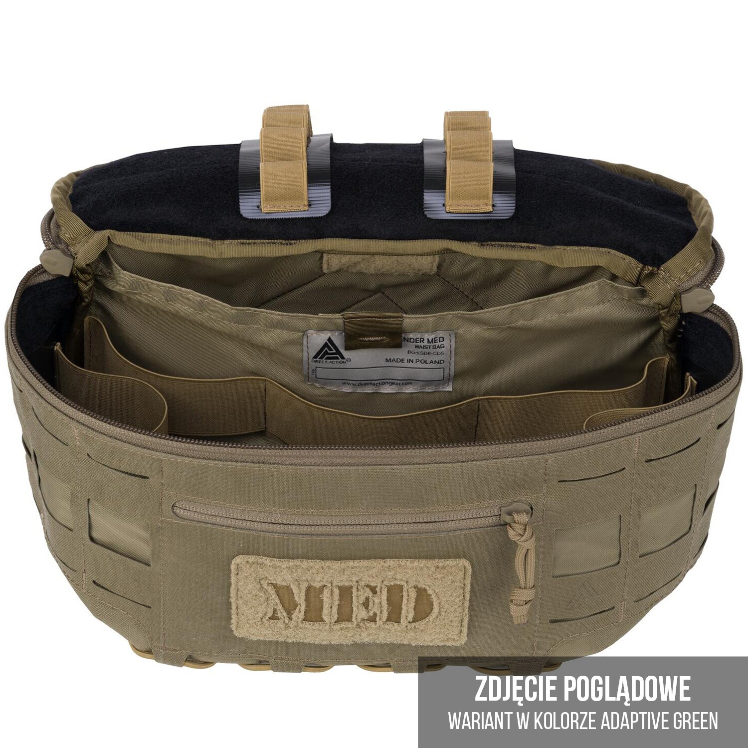 Direct Action Lysander Med Waist Bag - Shadow Grey