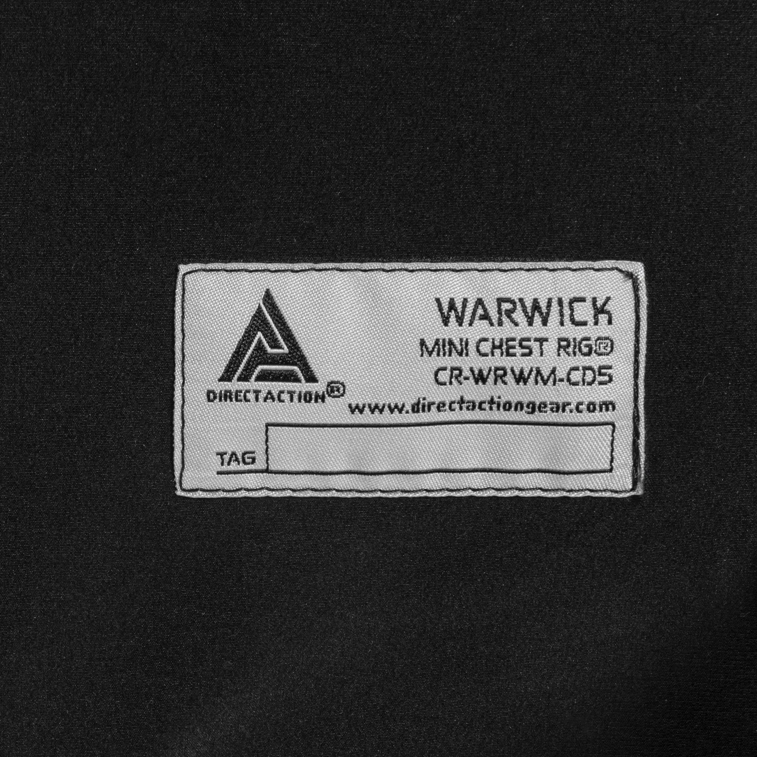 Direct Action Warwick Mini Chest Rig Tactical Vest - Black