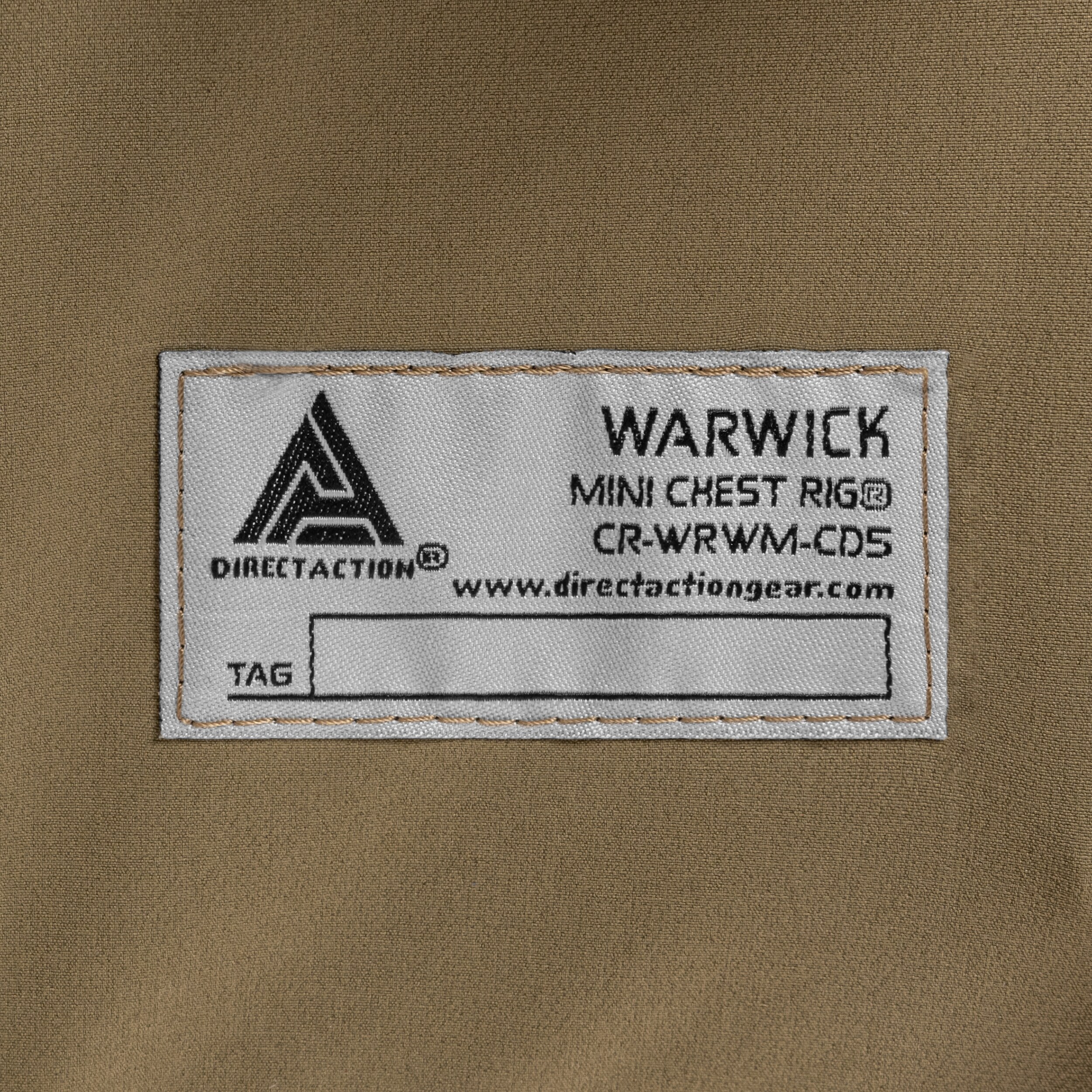 Direct Action Warwick Mini Chest Rig Tactical Vest - MultiCam