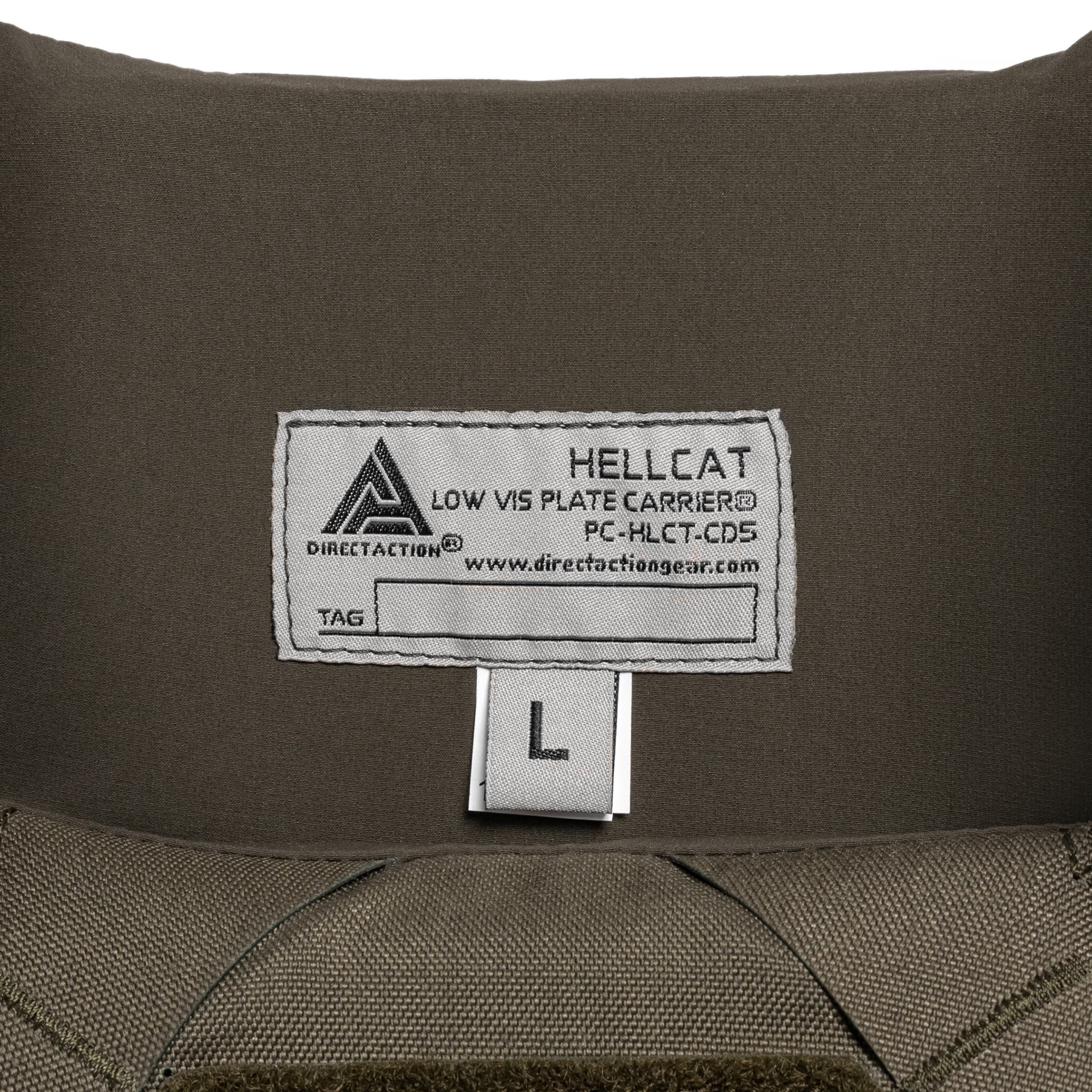 Direct Action Hellcat Low Vis Plate Carrier - Ranger Green