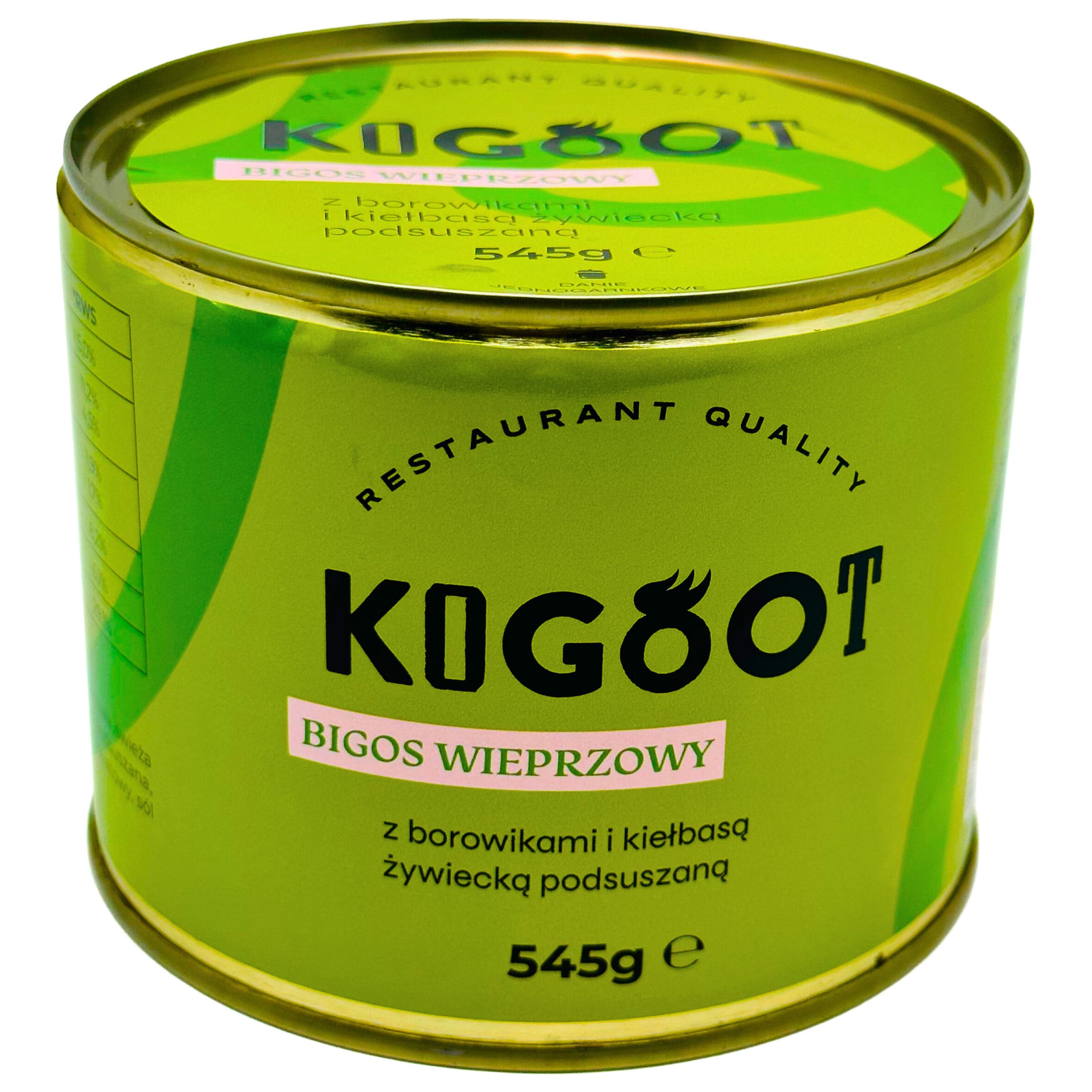 Kogoot canned food - Pork bigos with boletus and zywiec sausage 545 g