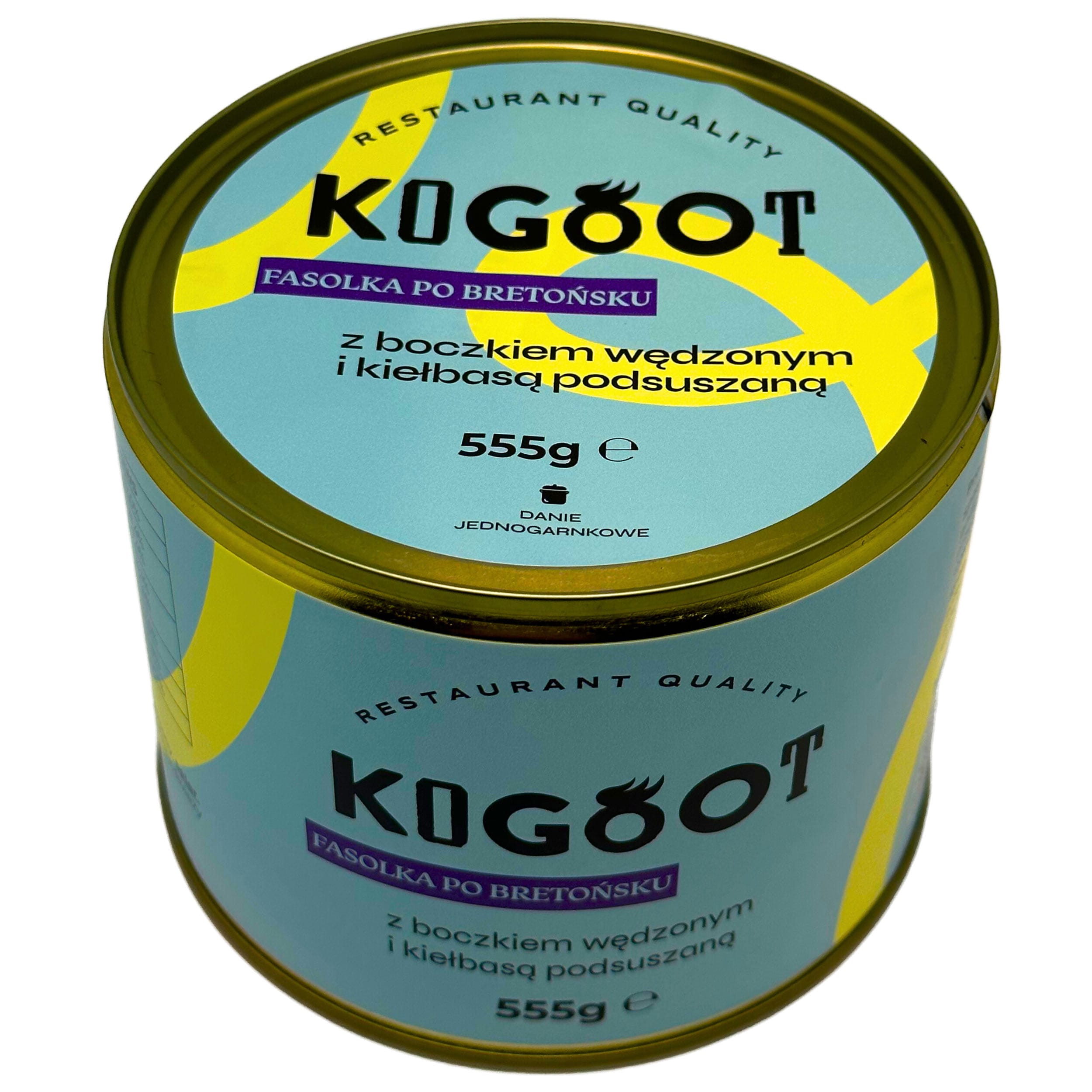 Kogoot canned food - Bean a bretonne with smoked bacon and sausage 555 g