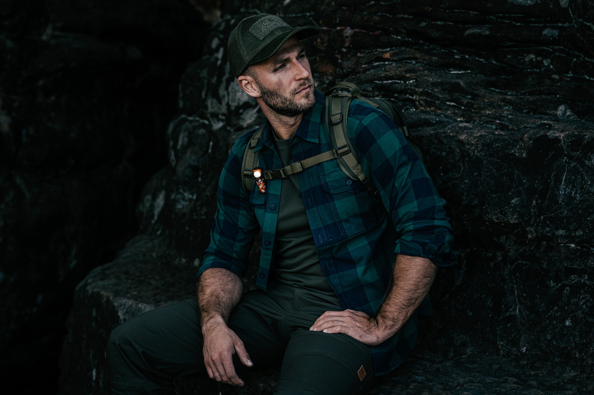 Helikon GreyMan Shirt - Moss Green Checkered