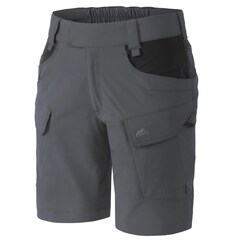Helikon OTP Nylon 8,5" women's shorts - Shadow Grey/Black