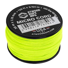 Atwood Rope MFG Micro Cord 38 m - Neon Green