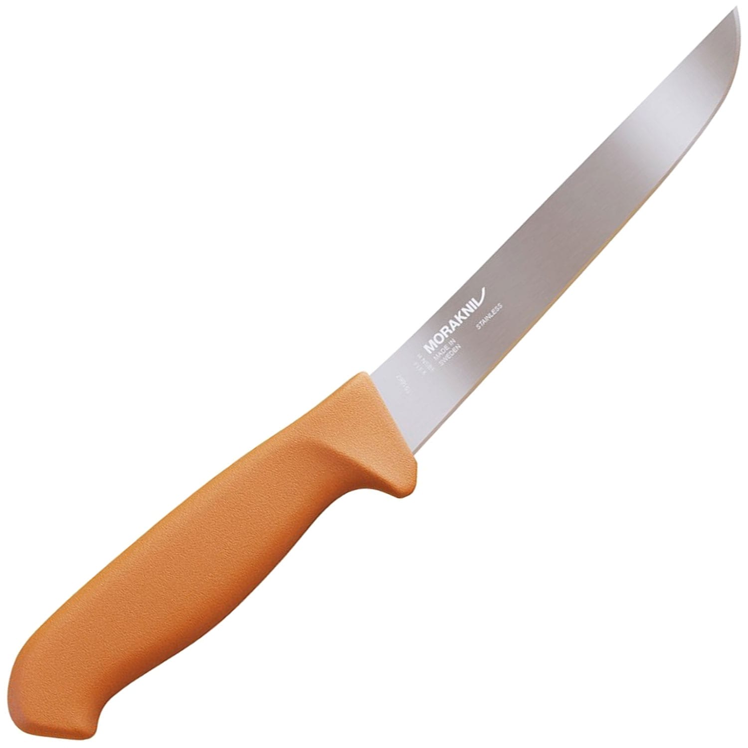 Mora Hunting Straight Boning Stainless Fixed Blade Knife - Burnt Orange