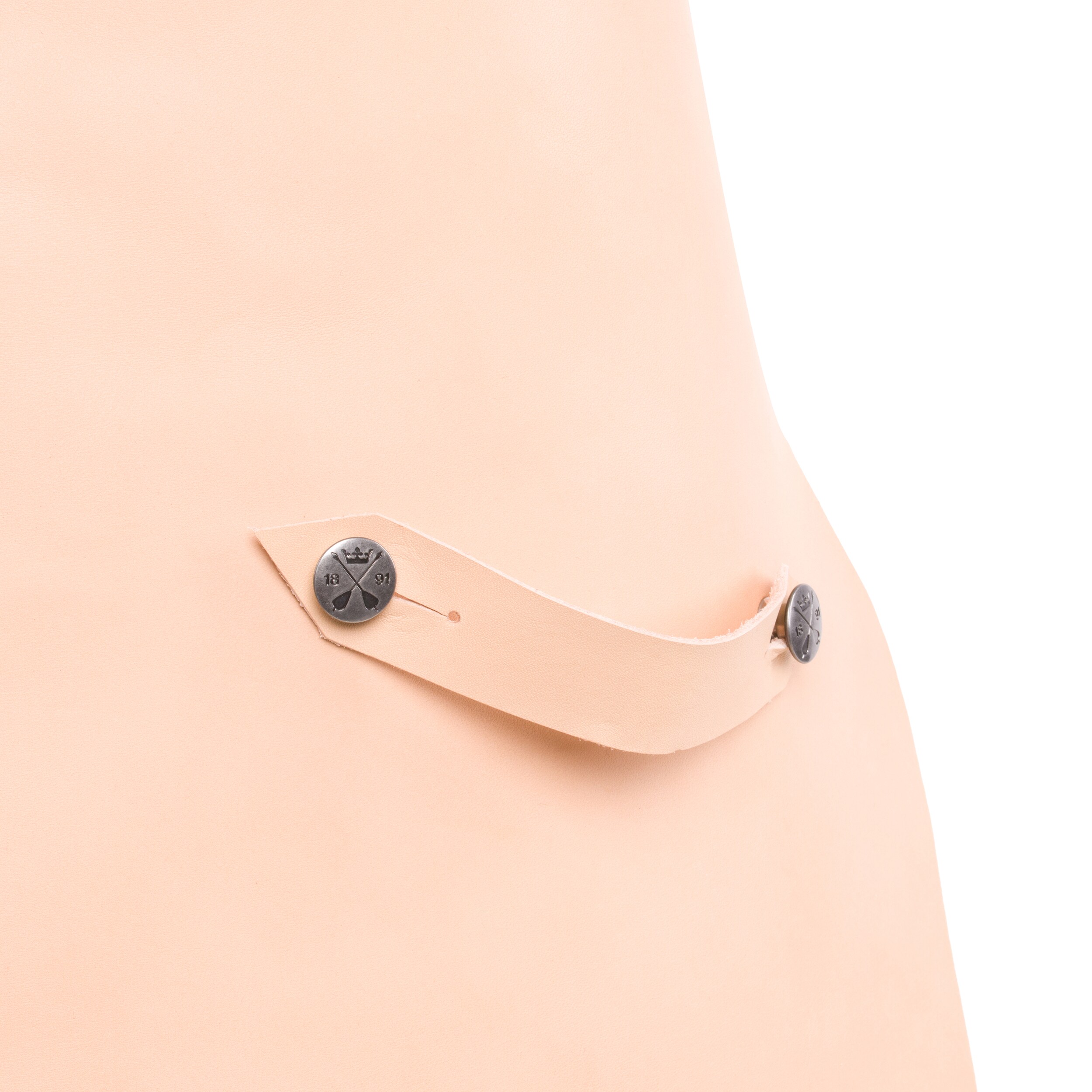 Mora Leather Apron - Natural