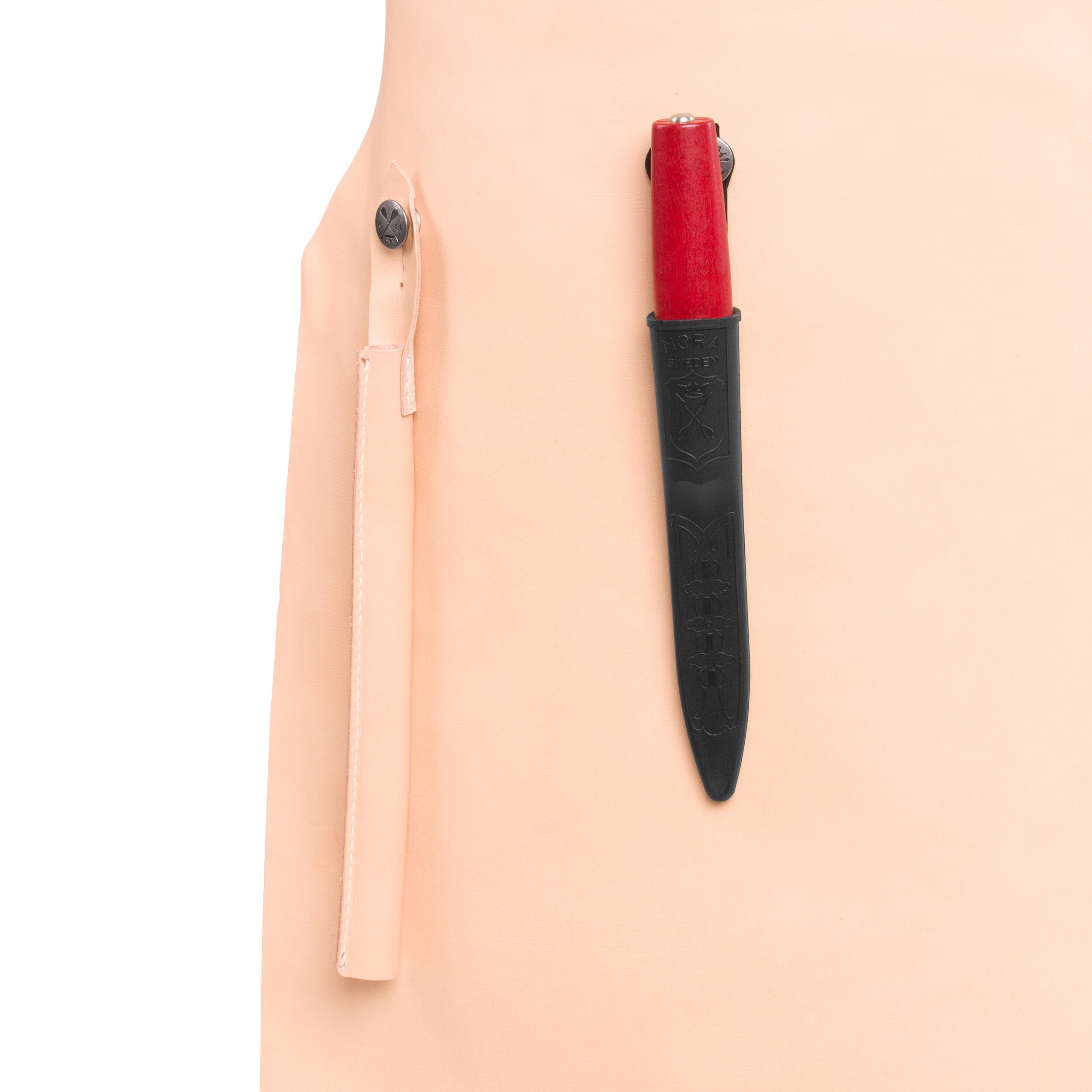 Mora Leather Apron - Natural
