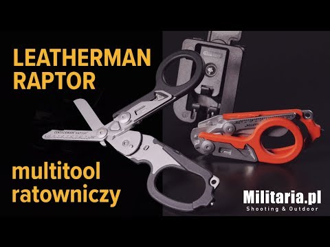 Leatherman Raptor Rescue Red/Black Multitool with Utility holster