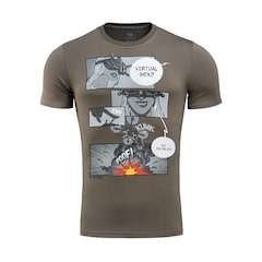 M-Tac Comics Drone Girl T-shirt - Dark Olive