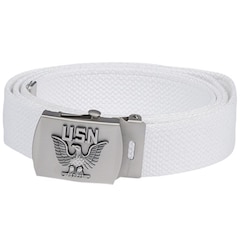 Mil-Tec US Navy Buckle Belt - White