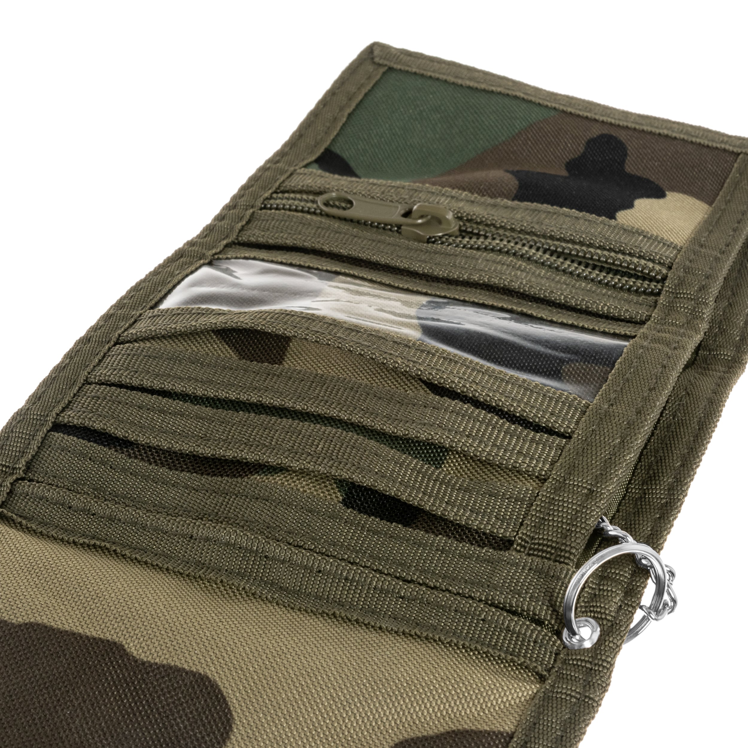 Mil-Tec Wallet with chain - Woodland