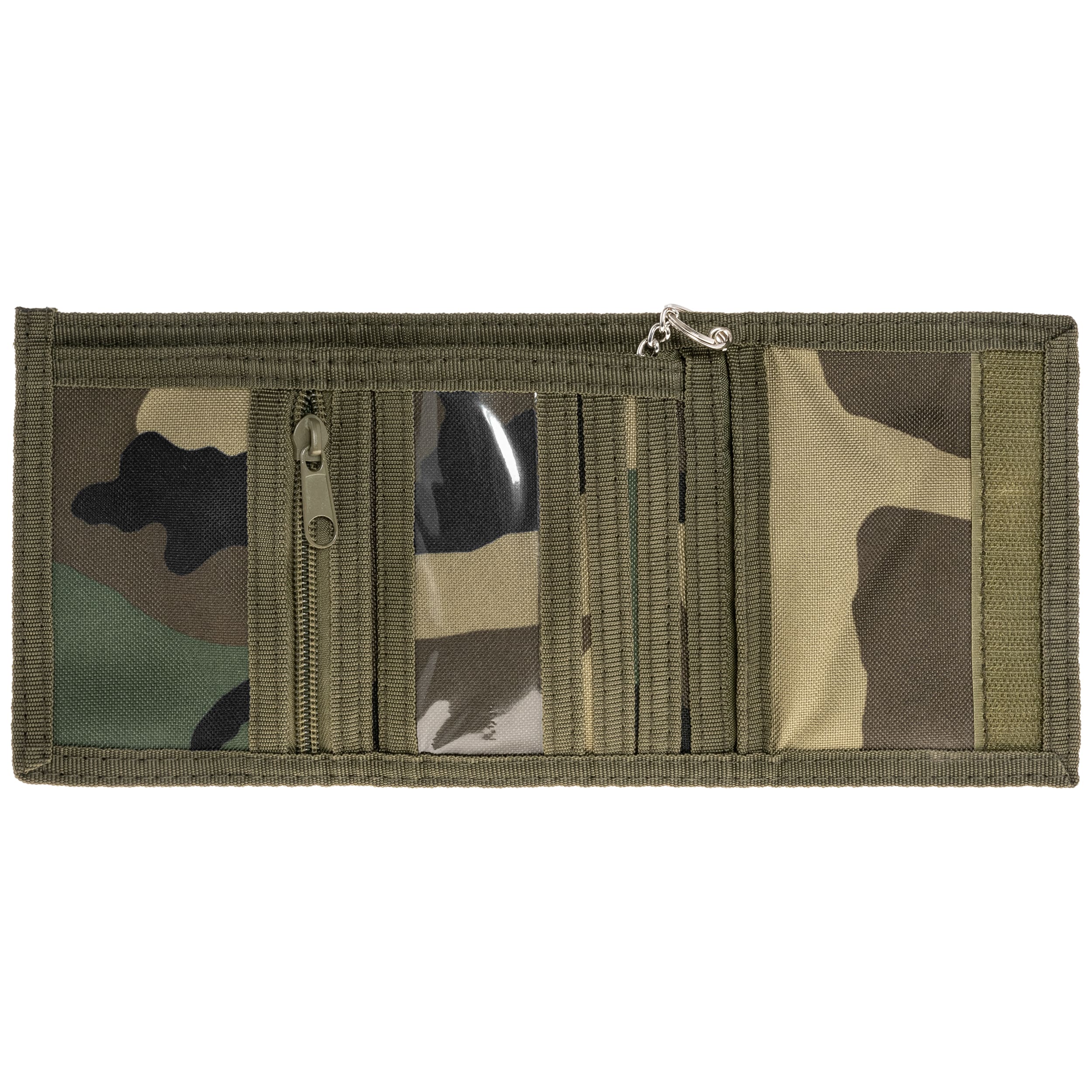 Mil-Tec Wallet with chain - Woodland