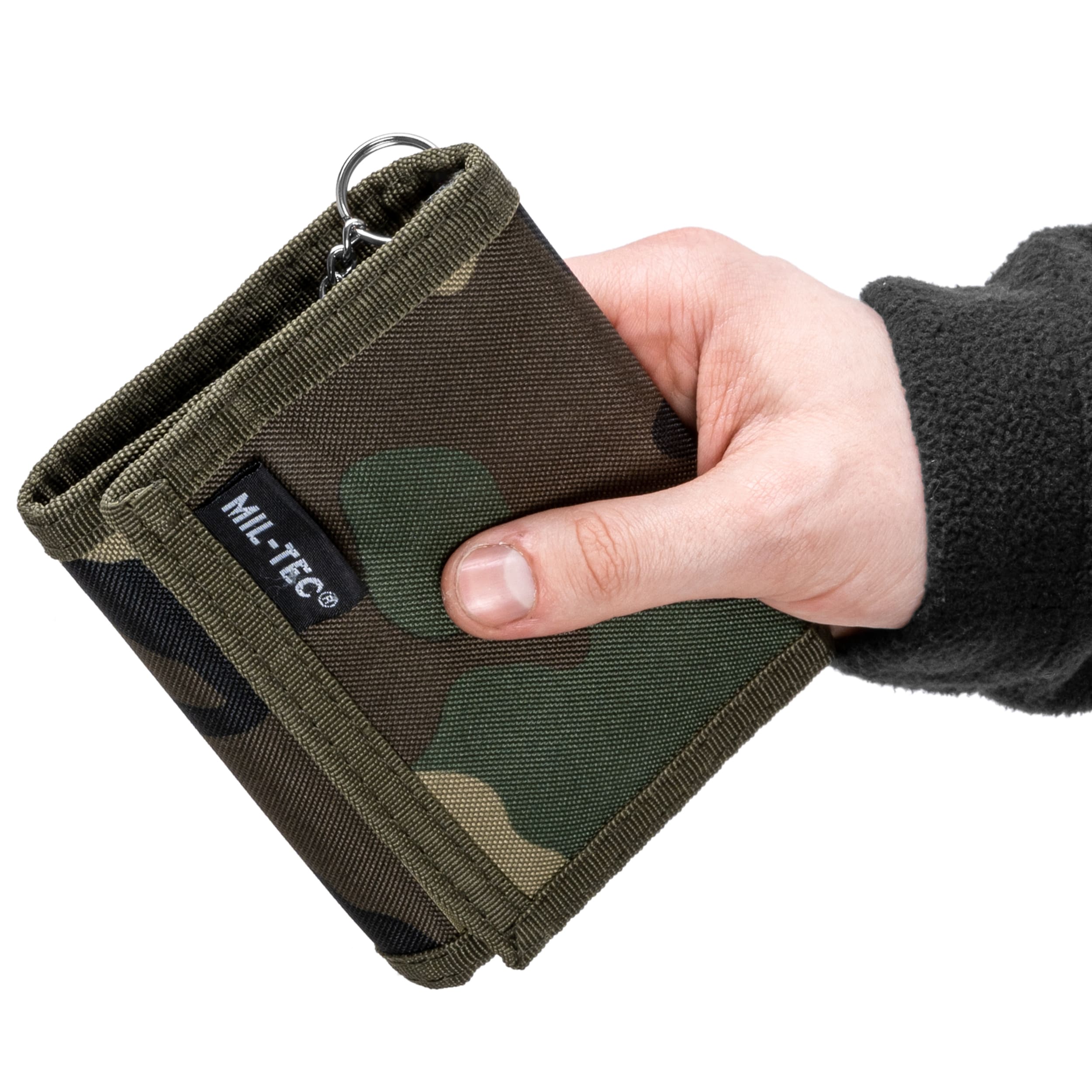 Mil-Tec Wallet with chain - Woodland