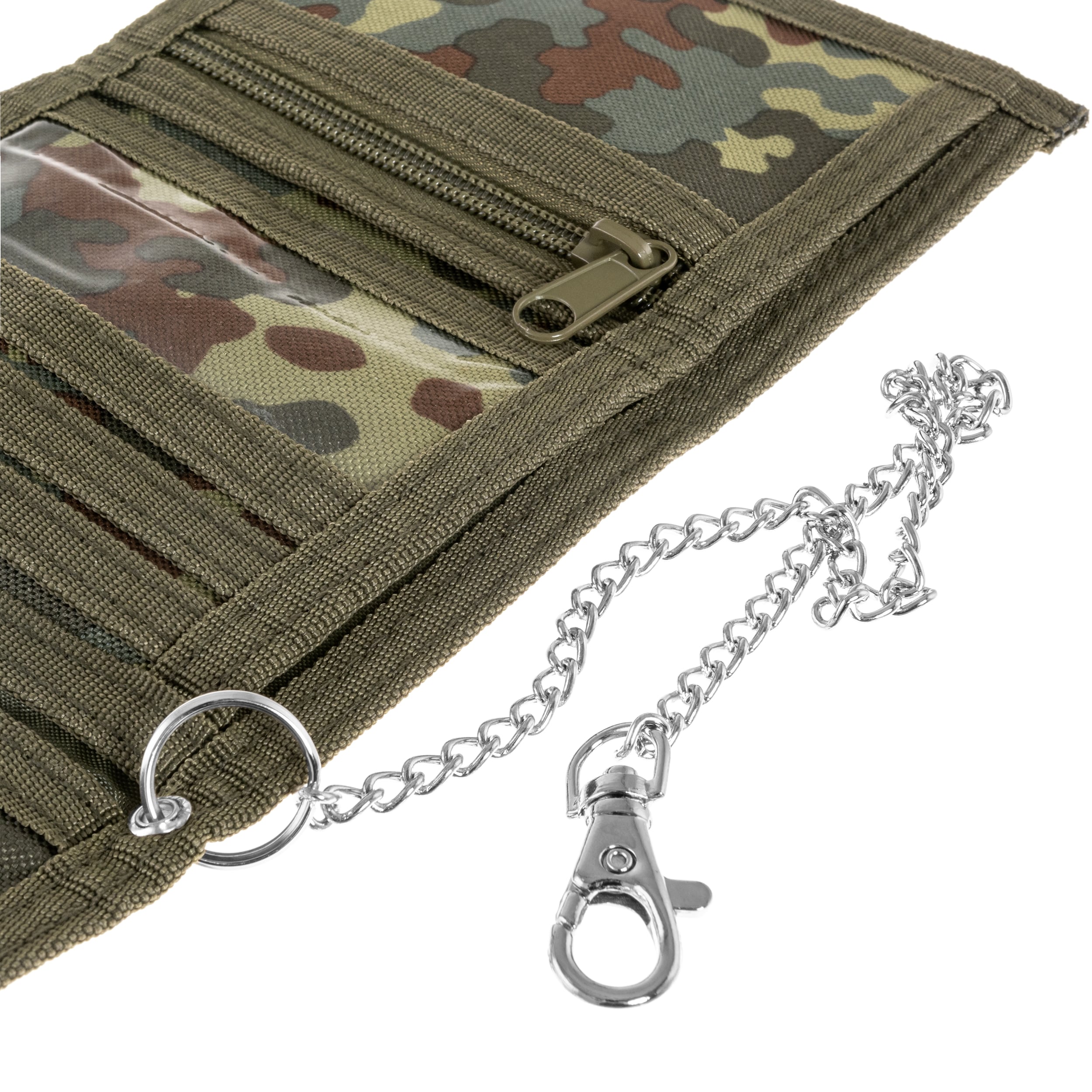 Mil-Tec Wallet with chain - Flecktarn