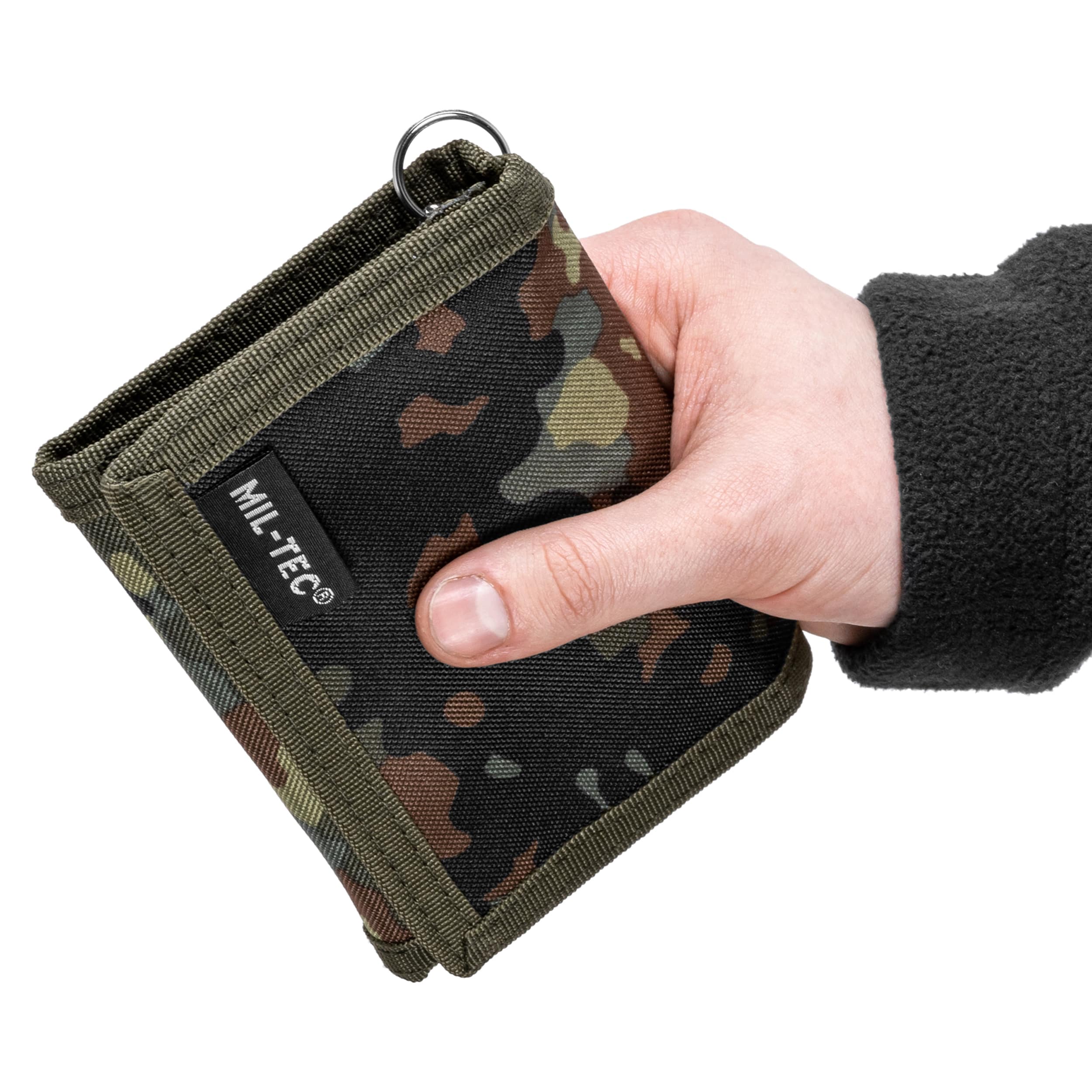 Mil-Tec Wallet with chain - Flecktarn