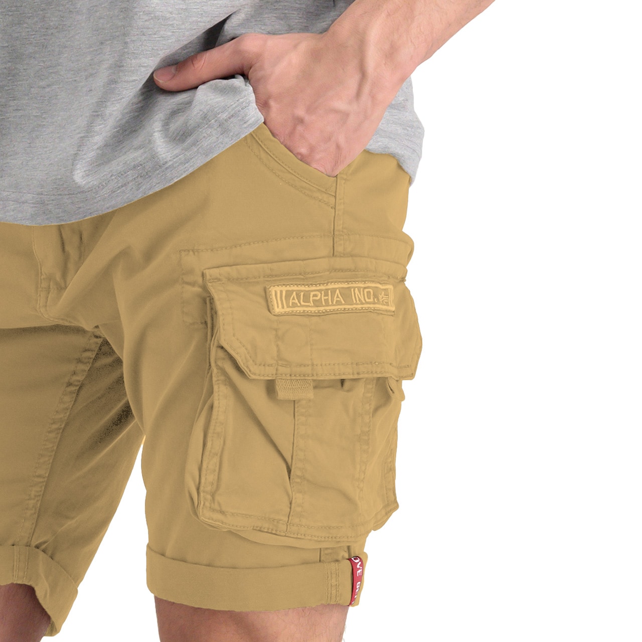 Alpha Industries Crew Short - Khaki