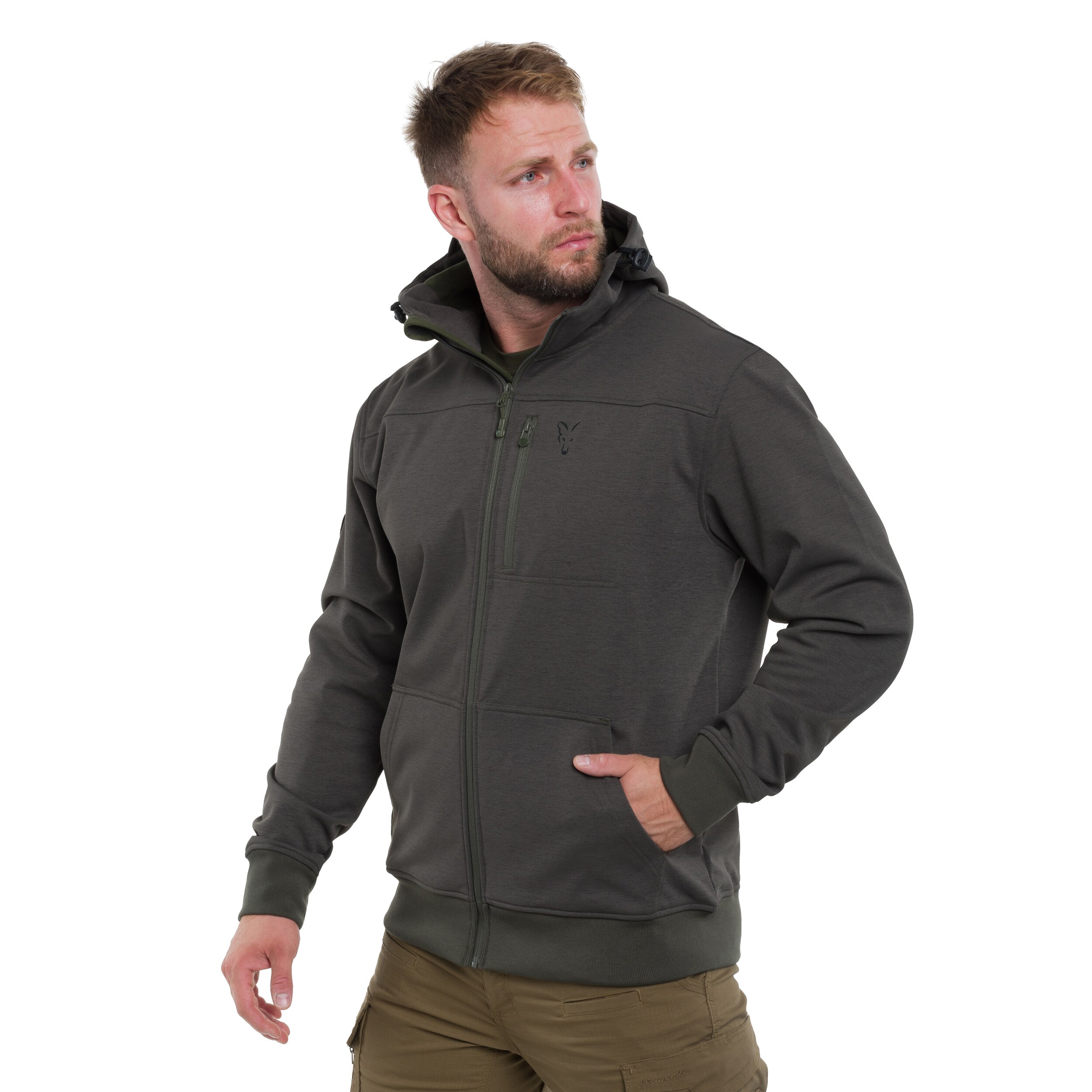 FOX Softshell Jacket - Green/Black