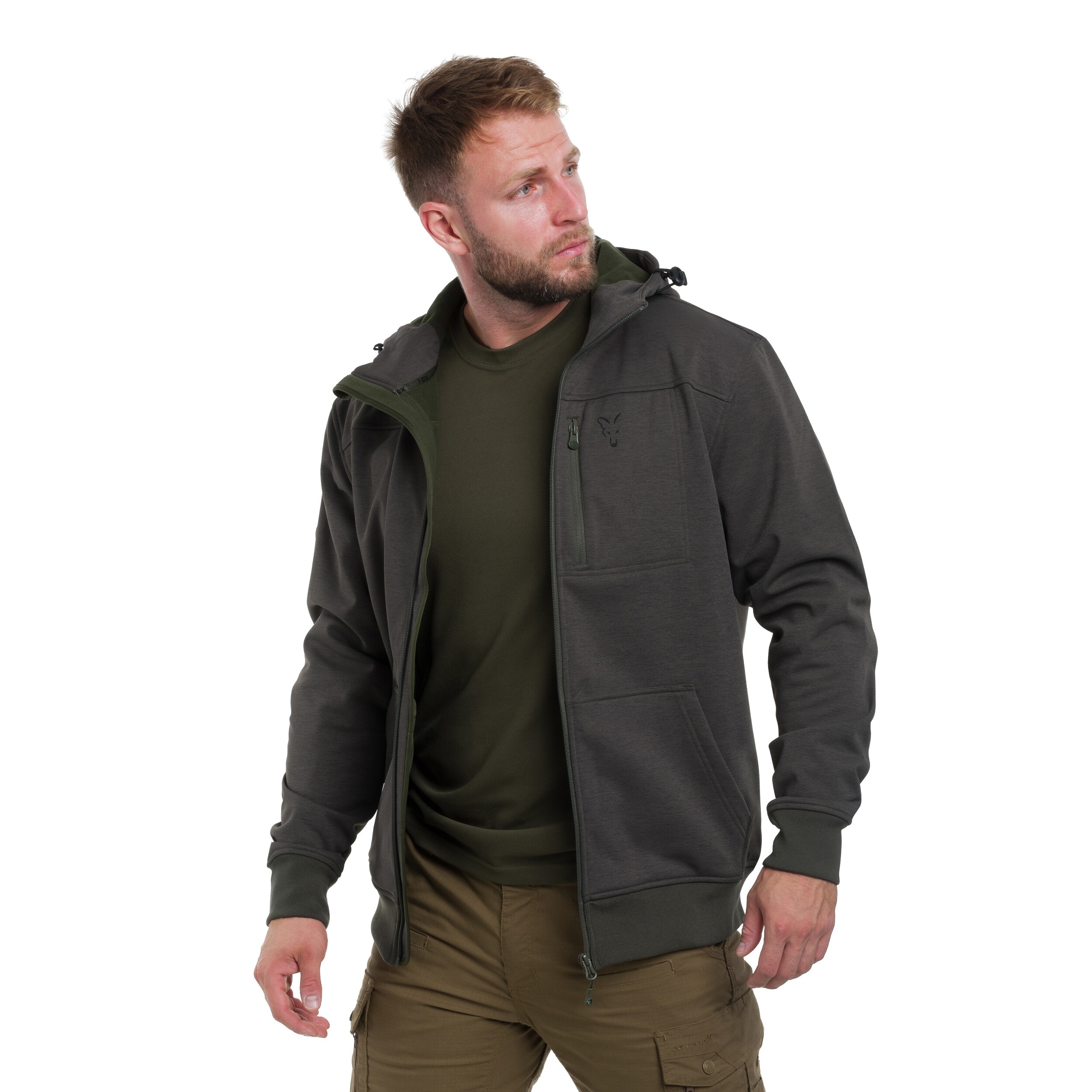 FOX Softshell Jacket - Green/Black