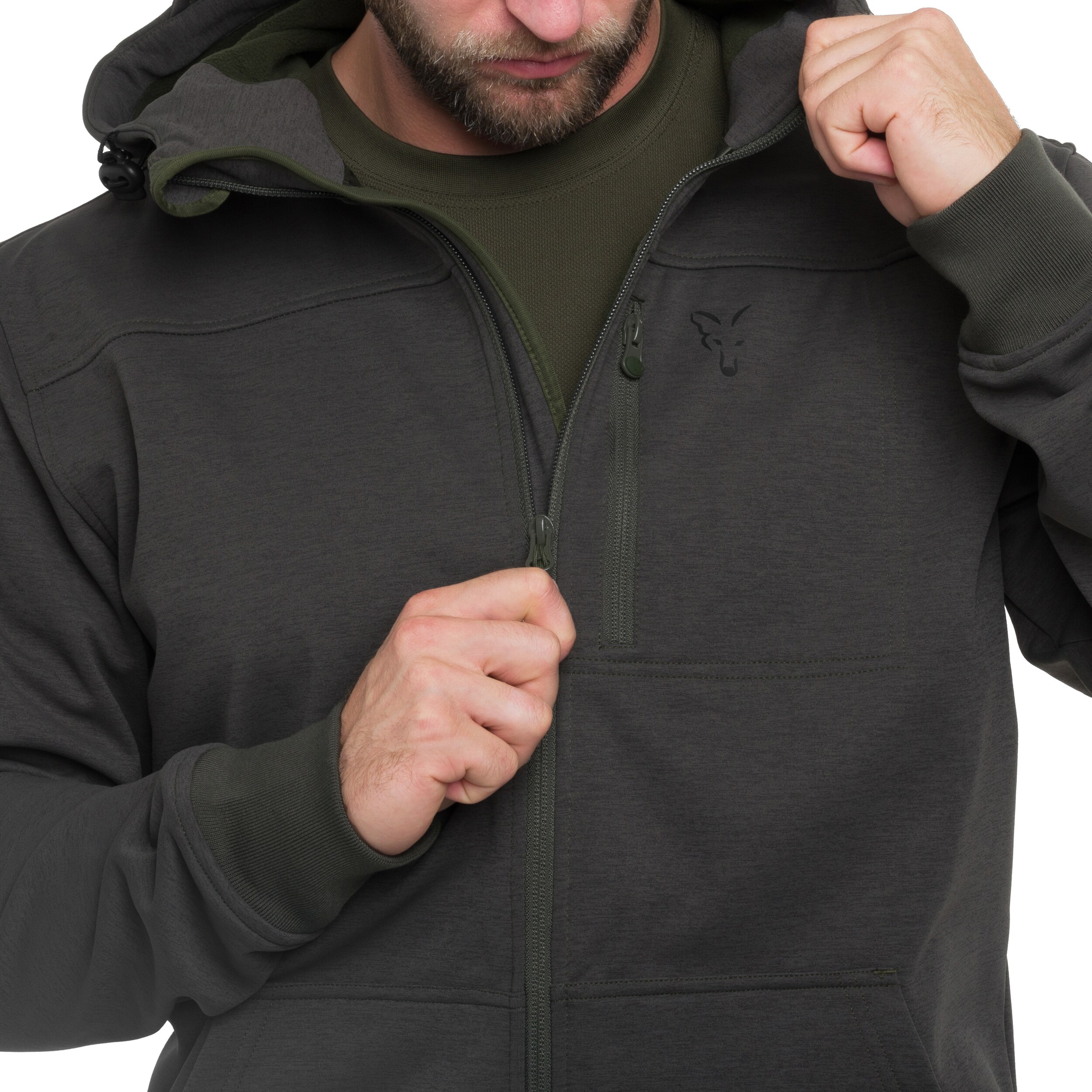 FOX Softshell Jacket - Green/Black