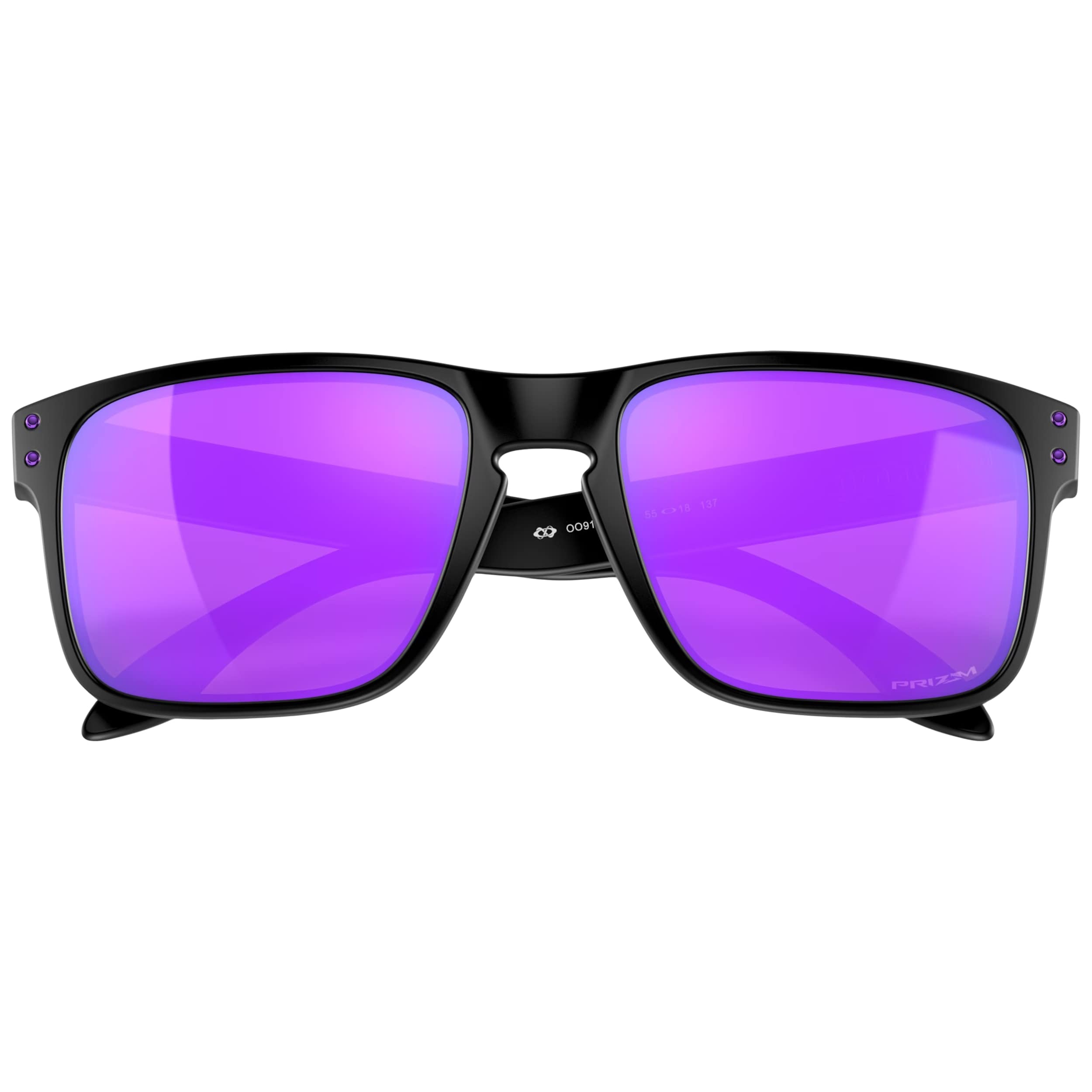 Oakley Holbrook sunglasses - Matte Black Frame/Prizm Violet Lenses