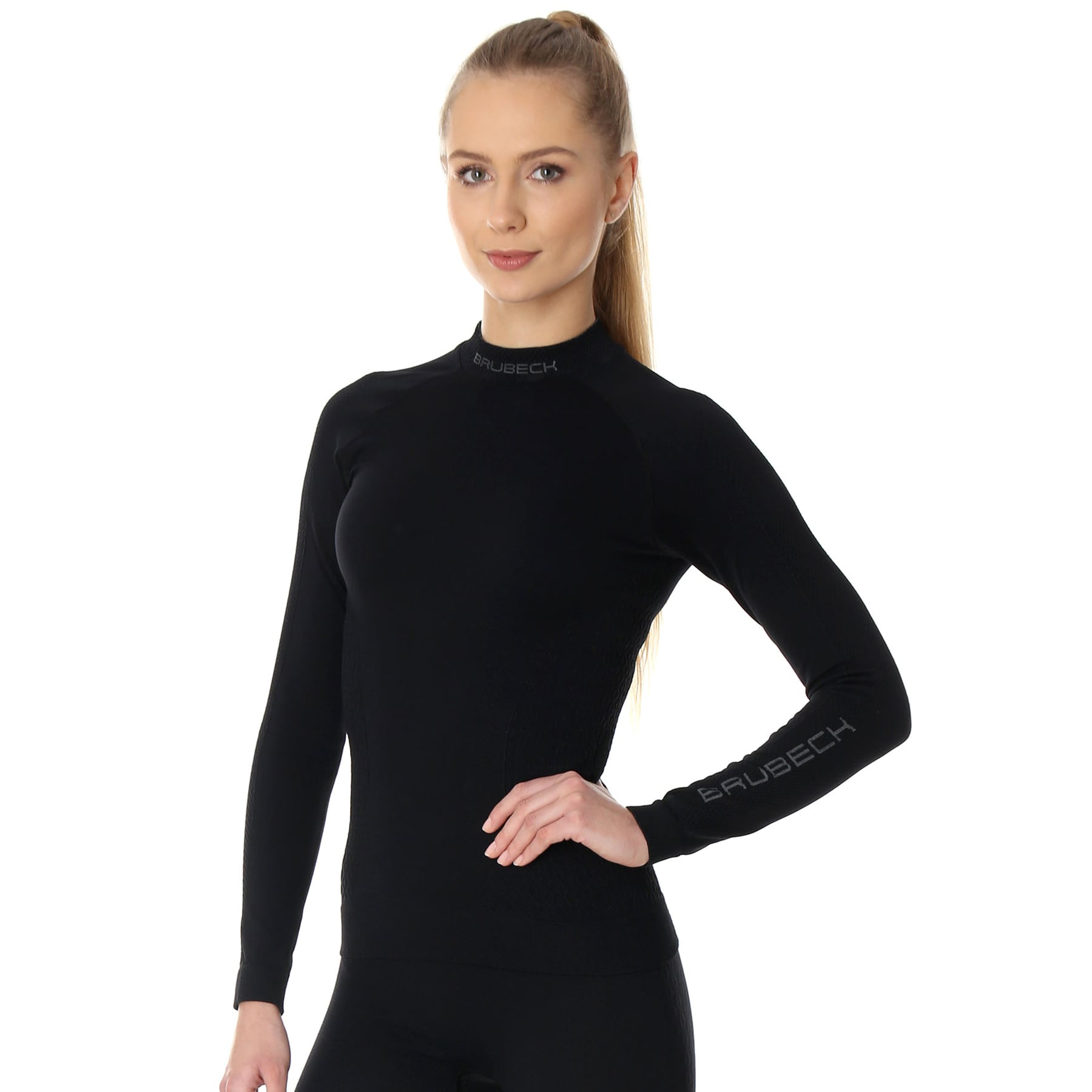 Brubeck Extreme Thermo Women's Thermoactive Longsleeve Shirt - Black