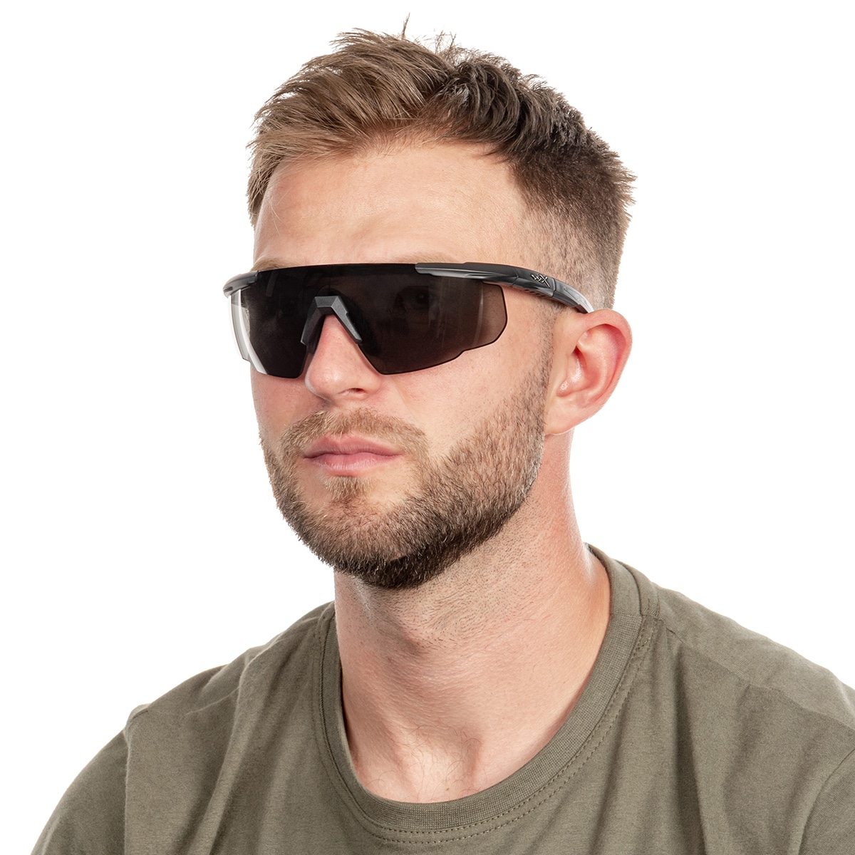 Wiley X Saber Advanced tactical glasses - Set 3in1 Matte Black