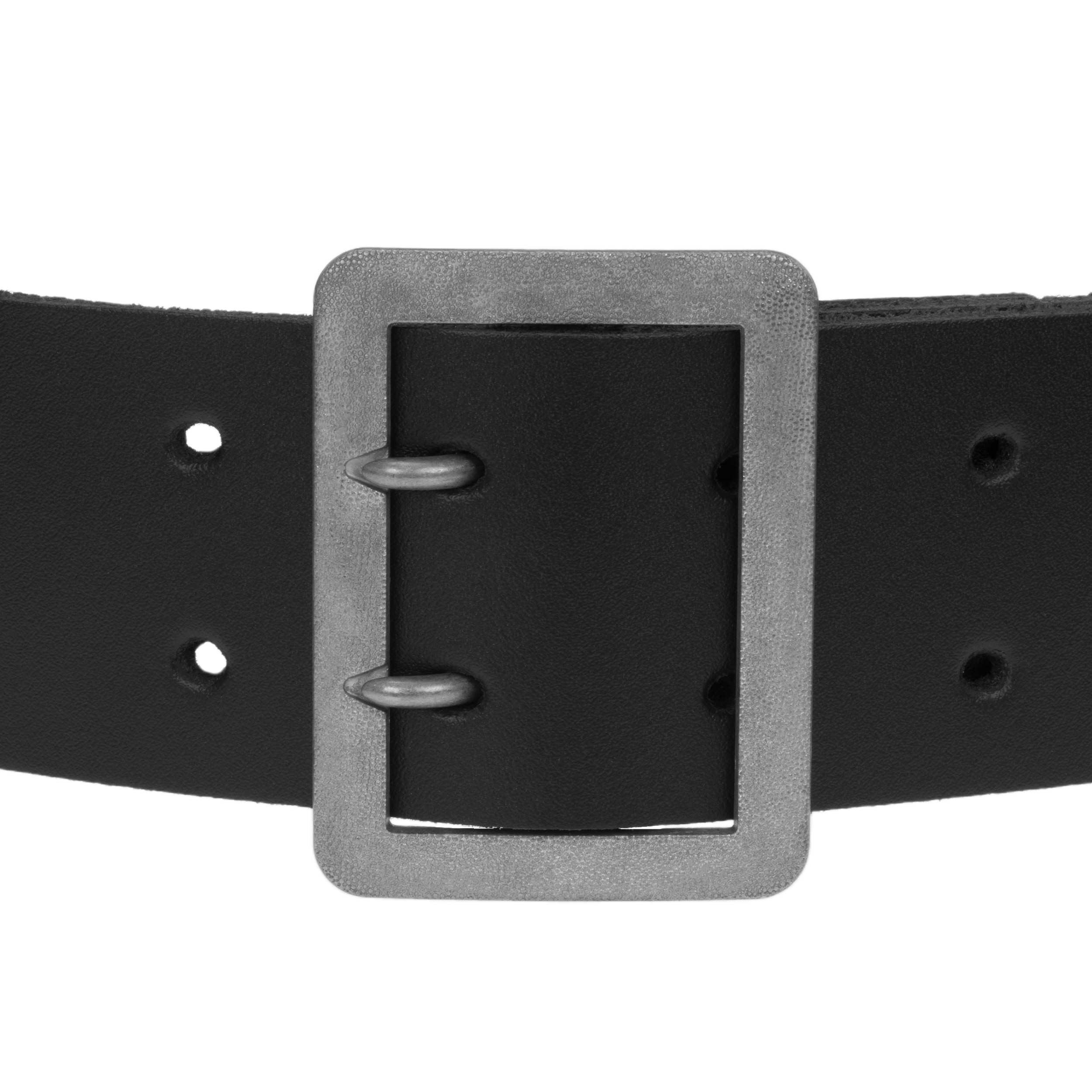 Mil-Tec Police Leather Belt - Black