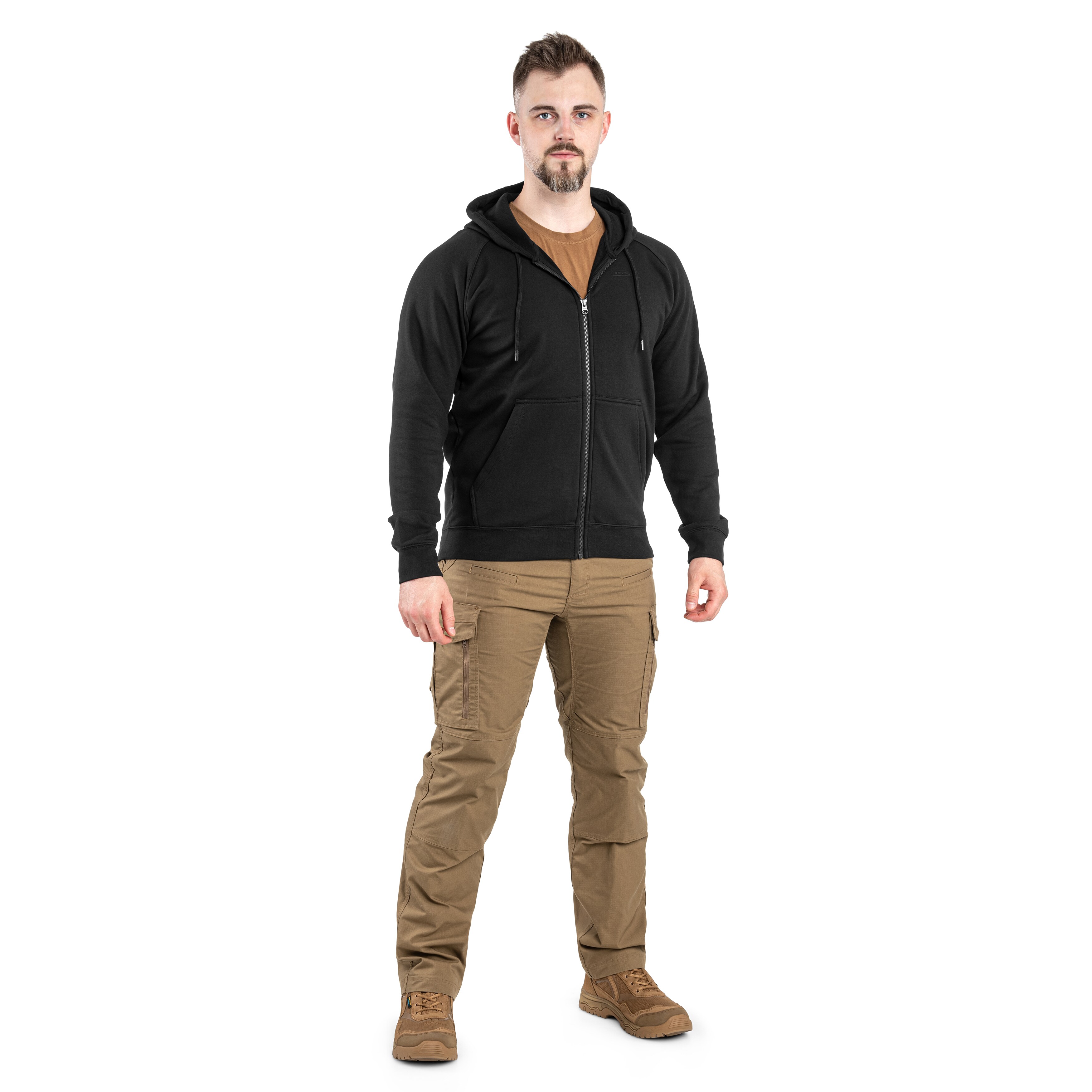 Pentagon Griffin Hood Sweater - Black