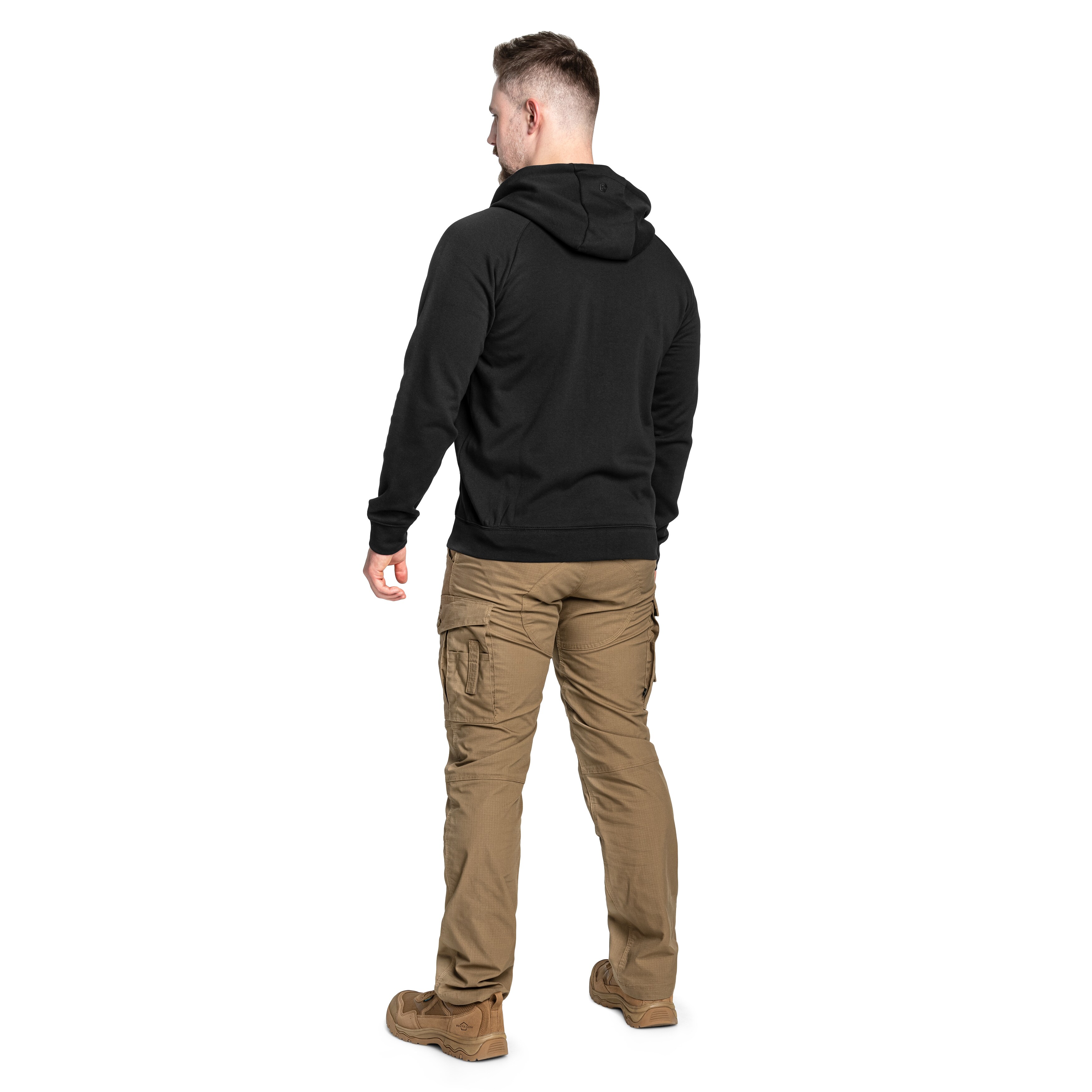 Pentagon Griffin Hood Sweater - Black