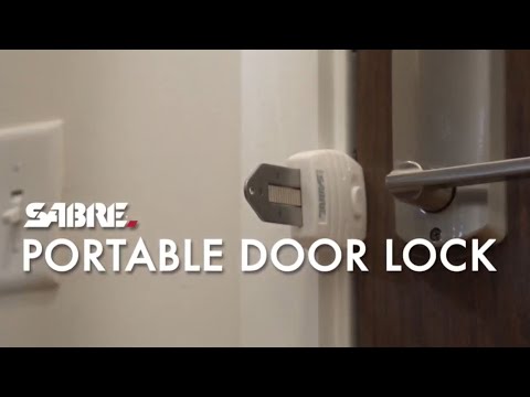 Sabre universal door lock - White