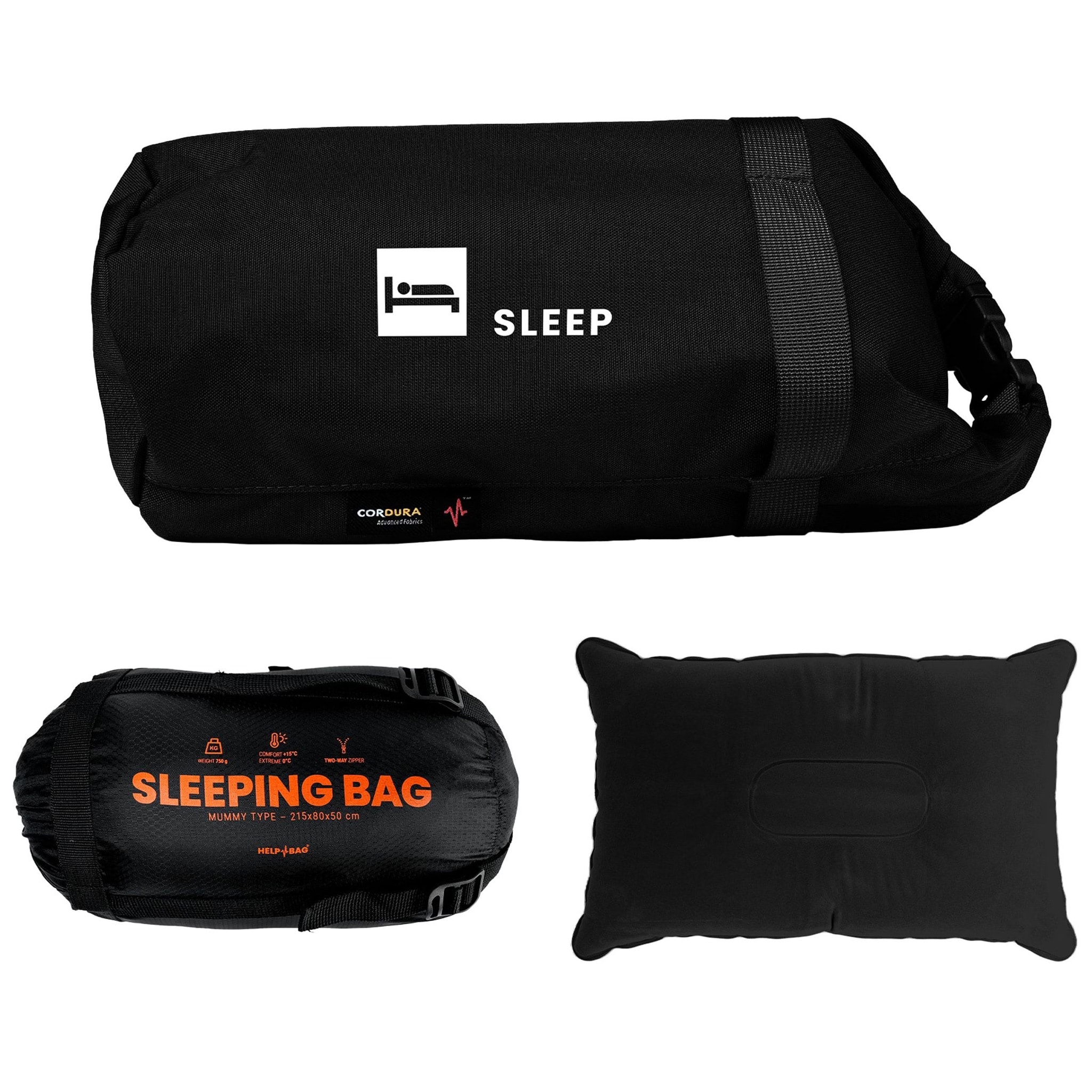 Help Bag Essential emergency kit - Shadow Black