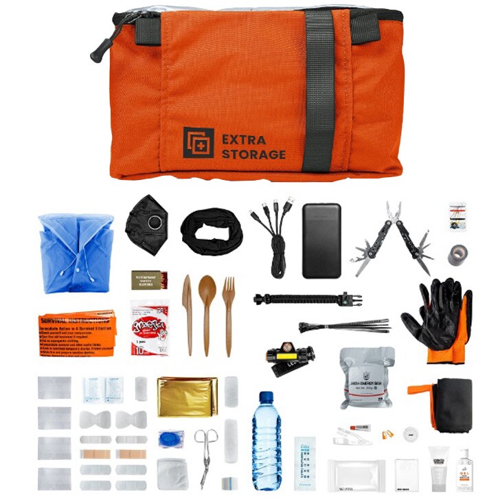 Help Bag Essential emergency kit - Flame Orange