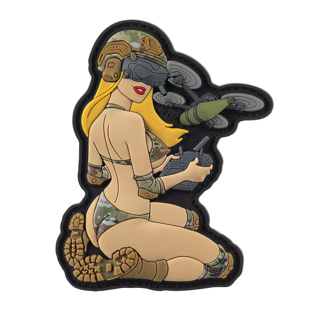 M-Tac Tactical Girl No.6 PVC Patch - MultiCam