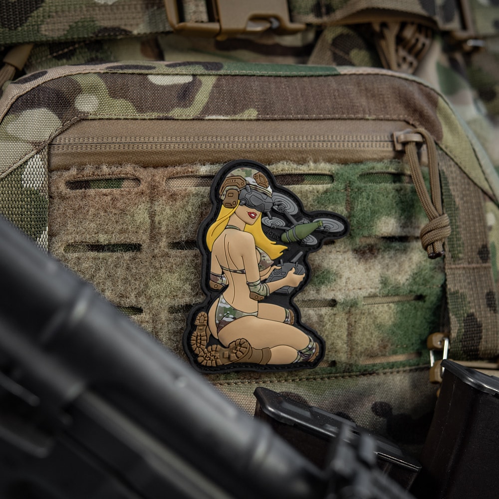 M-Tac Tactical Girl No.6 PVC Patch - MultiCam