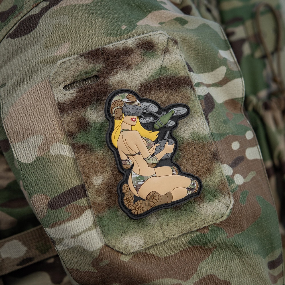 M-Tac Tactical Girl No.6 PVC Patch - MultiCam