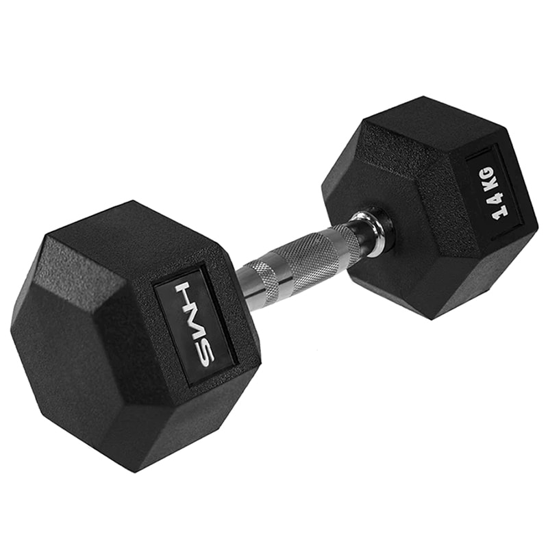 HMS Hex Pro Hexagonal Dumbbell 14 kg