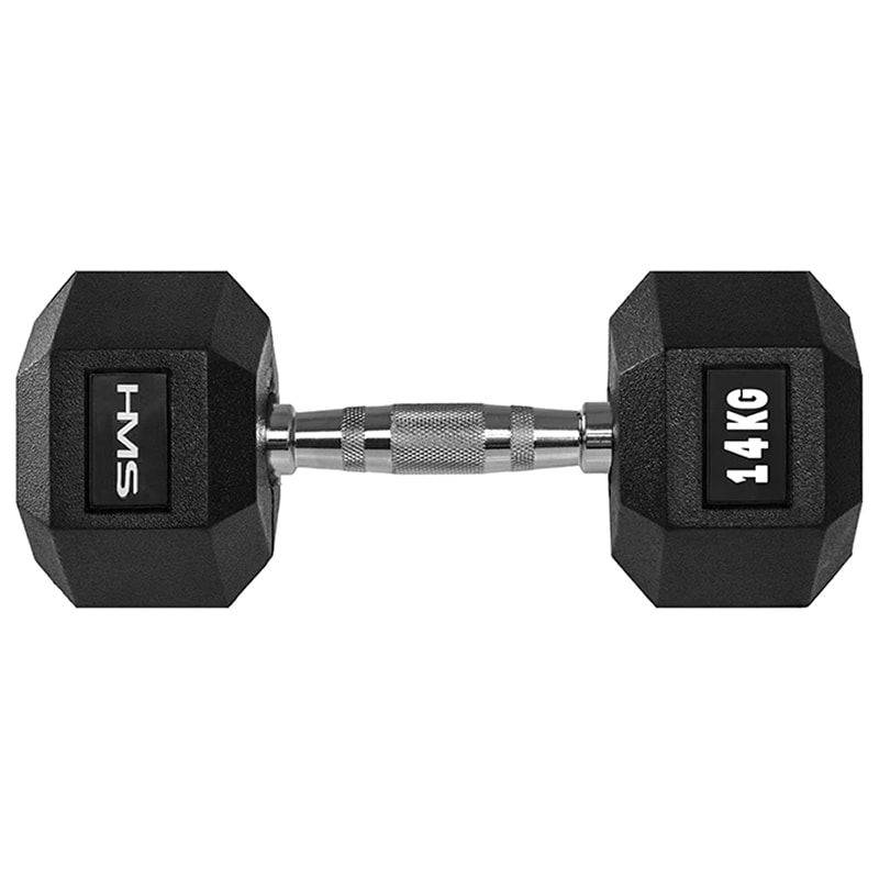 HMS Hex Pro Hexagonal Dumbbell 14 kg