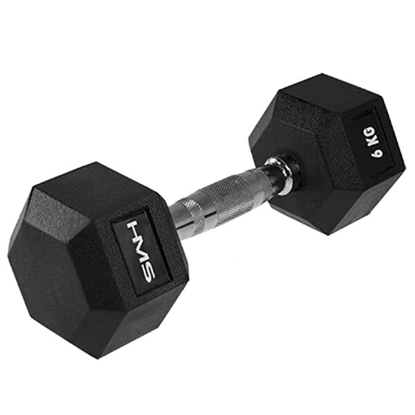 HMS Hex Pro Hexagonal Dumbbell 6 kg