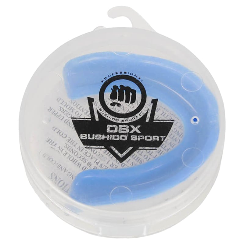 DBX Bushido GelTech Gel Mouthguard - White/Blue