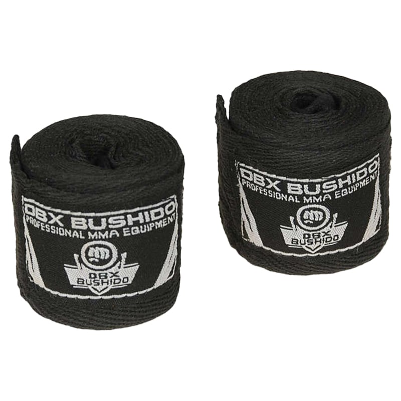 DBX Bushido Hand and Wrist Boxing Bandages 2 x 2 m - Black