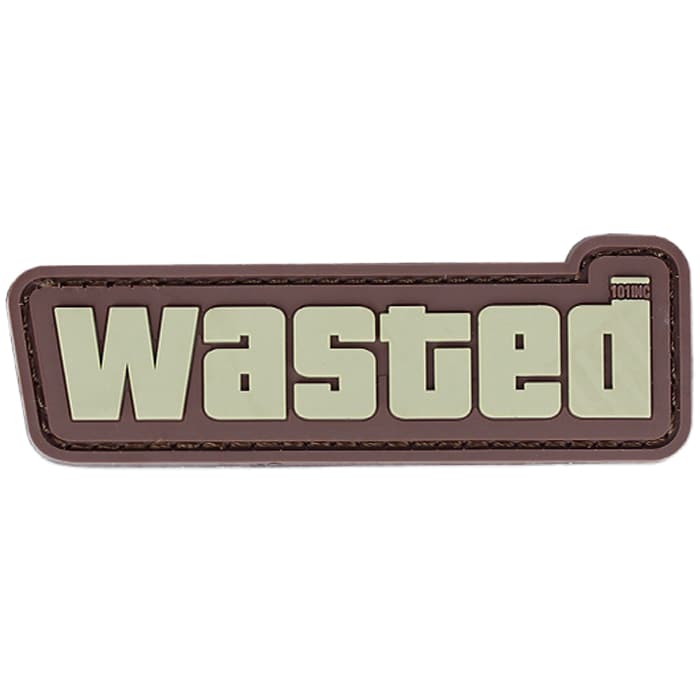 101 Inc. Wasted 3D Patch - Brown